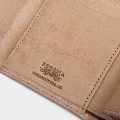 画像6: BEORMA(ベオーマ)3 FOLD WALLET(3つ折りウォレット)"VINTAGE BRIDLE LEATHER"/Conker×Natural(ブラウン×ナチュラル)