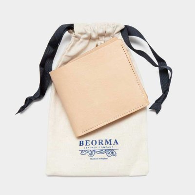 画像5: BEORMA(ベオーマ)BILLFOLD COIN WALLET(ビルフォールドコインウォレット)"NATUR LEATHER"/Natural(ナチュラル)