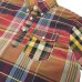 画像5: ENGINEERED GARMENTS（エンジニアードガーメンツ）Popover BD Shirt（ポップオーバーボタンダウンシャツ）"Cotton Big Plaid" / Red×Khaki（レッド×カーキ）