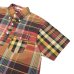 画像4: ENGINEERED GARMENTS（エンジニアードガーメンツ）Popover BD Shirt（ポップオーバーボタンダウンシャツ）"Cotton Big Plaid" / Red×Khaki（レッド×カーキ）