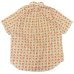 画像2: ENGINEERED GARMENTS（エンジニアードガーメンツ）Popover BD Shirt（ポップオーバーボタンダウンシャツ）"Cotton Floral Lawn" / Orange×Green（グリーン×オレンジ） (2)