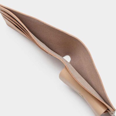 画像7: BEORMA(ベオーマ)BILLFOLD COIN WALLET(ビルフォールドコインウォレット)"NATUR LEATHER"/Natural(ナチュラル)