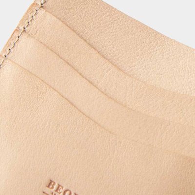 画像3: BEORMA(ベオーマ)BILLFOLD COIN WALLET(ビルフォールドコインウォレット)"NATUR LEATHER"/Natural(ナチュラル)