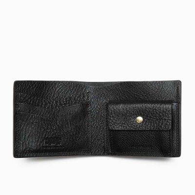 画像2: BEORMA（ベオーマ）BILLFOLD COIN WALLET（ビルフォールドコインウォレット）"NATUR LEATHER"/Black（ブラック）
