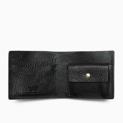 画像2: BEORMA（ベオーマ）BILLFOLD COIN WALLET（ビルフォールドコインウォレット）"NATUR LEATHER"/Black（ブラック）