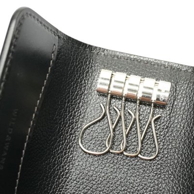 画像6: WILD SWANS(ワイルドスワンズ)CLIPPERIII(クリッパー3)キーケース"サドルプルアップ"/Black(ブラック)