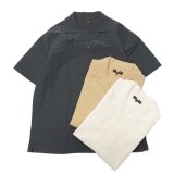 A VONTADE（アボンタージ）Open Collar Shirts（オープンカラーシャツ）Cotton Linen Chambray/Ecru（エクリュ）・Beige（ベージュ）・Sumi（スミクロ）