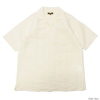 ＜40%OFF＞*A VONTADE（アボンタージ）Open Collar Shirts（オープンカラーシャツ）"Cotton Linen Chambray" / Ecru（エクリュ）・Beige（ベージュ）