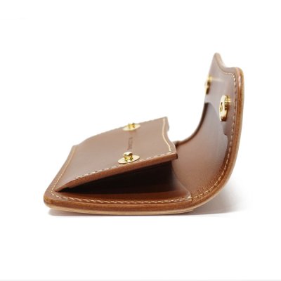 画像5: WILD SWANS(ワイルドスワンズ)TONGUE(タング)マルチコインケース/ナチュラル"サドルプルアップ"×キャメル"ブッテーロ"