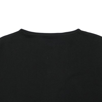 画像3: SAINT JAMES（セントジェームス）TEE LOOSE（五分袖ドロップショルダー）"Women” / NOIR（ブラック）