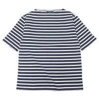 SAINT JAMES（セントジェームス）OUESSANT SHORT SLEEVE（ウエッソンショートスリーブ）/MARINE×NEIGE（マリン×ホワイト）