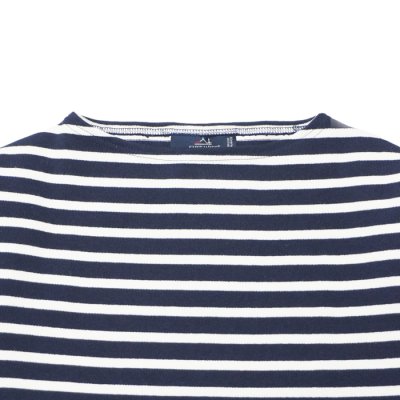 画像3: SAINT JAMES（セントジェームス）OUESSANT SHORT SLEEVE（ウエッソンショートスリーブ）"BORDER" / MARINE×NEIGE（マリン×ホワイト）
