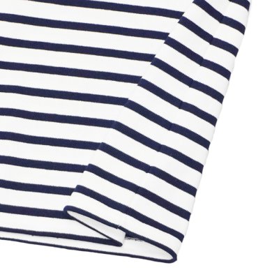 画像5: SAINT JAMES（セントジェームス）TEE LOOSE（五分袖ドロップショルダー）"Women” / NEIGE×MARINE（ホワイト×マリン）