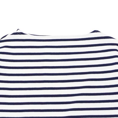 画像3: SAINT JAMES（セントジェームス）TEE LOOSE（五分袖ドロップショルダー）"Women” / NEIGE×MARINE（ホワイト×マリン）