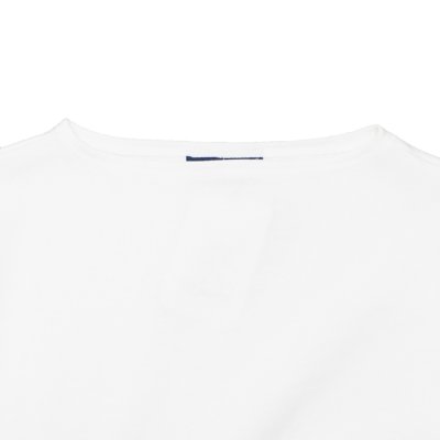 画像3: SAINT JAMES（セントジェームス）TEE LOOSE（五分袖ドロップショルダー）"SOLID" / NEIGE（ホワイト）