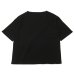 画像1: SAINT JAMES（セントジェームス）TEE LOOSE（五分袖ドロップショルダー）"Women” / NOIR（ブラック） (1)