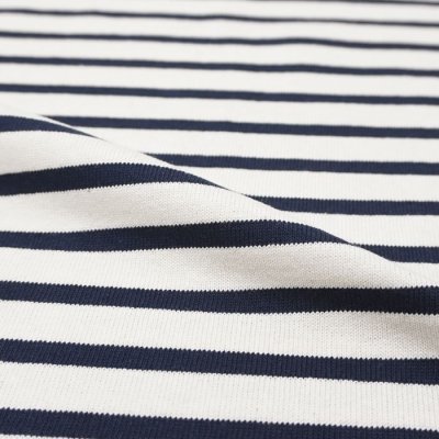 画像6: SAINT JAMES（セントジェームス）TEE LOOSE（五分袖ドロップショルダー）"BORDER" / ECRU×MARINE（キナリ×マリン）