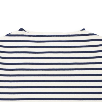 画像3: SAINT JAMES（セントジェームス）TEE LOOSE（五分袖ドロップショルダー）"BORDER" / ECRU×MARINE（キナリ×マリン）