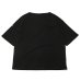 画像2: SAINT JAMES（セントジェームス）TEE LOOSE（五分袖ドロップショルダー）"Women” / NOIR（ブラック） (2)
