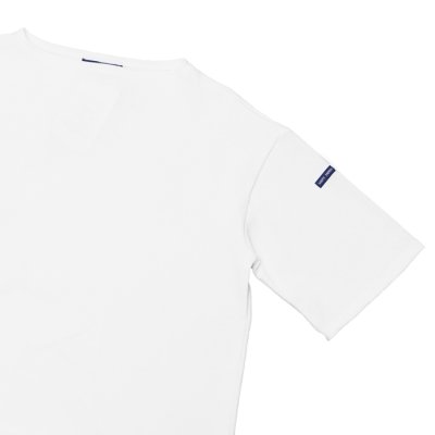 画像4: SAINT JAMES（セントジェームス）TEE LOOSE（五分袖ドロップショルダー）"SOLID" / NEIGE（ホワイト）