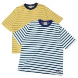 L.L.Bean（エルエルビーン）Union Short Sleeve Striped T-Shirt（ユニオンショートスリーブストライプTシャツ）-JAPAN EDITION-/White×Royal×Teal（ホワイト×ロイヤル×ティール）・Cream Yellow×Navy（クリームイエロー×ネイビー）