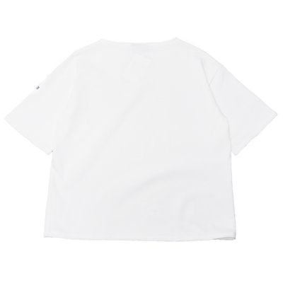 画像2: SAINT JAMES（セントジェームス）TEE LOOSE（五分袖ドロップショルダー）"Women” / NEIGE（ホワイト）