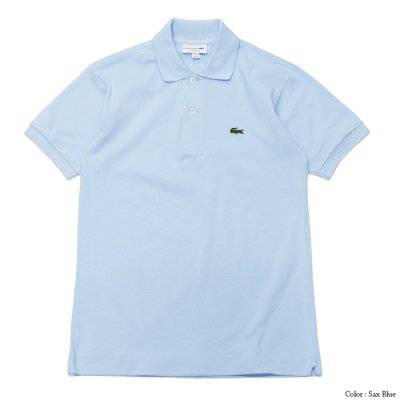 画像2: LACOSTE（ラコステ）Classic Fit Pique Polo Shirt（クラシックフィットピケポロシャツ）/Sax Blue（サックスブルー）・Turquin Blue（ターコイズブルー）※Imported from France
