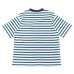 画像3: L.L.Bean（エルエルビーン）Union Short Sleeve Striped T-Shirt（ユニオンショートスリーブストライプTシャツ）-JAPAN EDITION-/White×Royal×Teal（ホワイト×ロイヤル×ティール）・Cream Yellow×Navy（クリームイエロー×ネイビー）