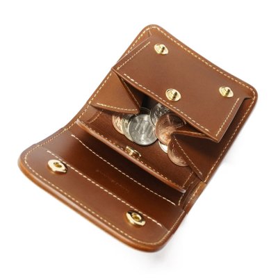 画像5: WILD SWANS（ワイルドスワンズ）CASA（カーサ）コンパクトウォレット/Natural(ナチュラル)"サドルプルアップ"×キャメル"ブッテーロ"