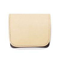 WILD SWANS（ワイルドスワンズ）CASA（カーサ）コンパクトウォレット/Natural(ナチュラル)"サドルプルアップ"×パープル"ブッテーロ"