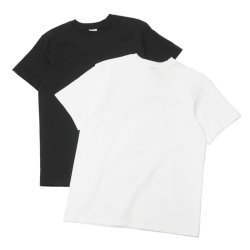 Yonetomi NEW BASIC（ヨネトミニューベーシック）NEW BASIC T-SHIRT（パックTシャツ）/ White（ホワイト）・Black（ブラック）