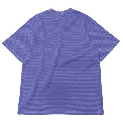 画像2: Yonetomi NEW BASIC（ヨネトミニューベーシック）GARMENT DYE BORDER T-SHIRT（ガーメントダイボーダーTシャツ）/Purple（パープル）・Orange（オレンジ）