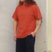 画像7: Yonetomi NEW BASIC（ヨネトミニューベーシック）GARMENT DYE BORDER T-SHIRT（ガーメントダイボーダーTシャツ）/Purple（パープル）・Orange（オレンジ）