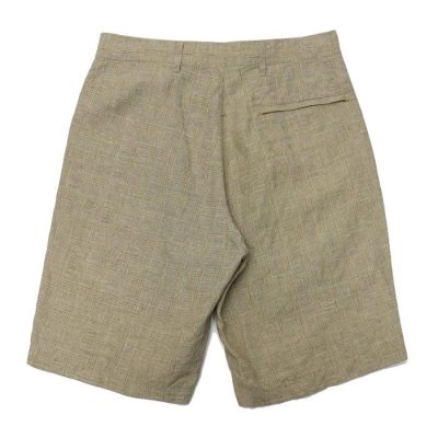 画像2: ENGINEERED GARMENTS（エンジニアードガーメンツ）Sunset Short（サンセットショーツ）"Linen Glen Plaid" / Beige（ベージュ）