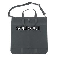 Nigel Cabourn（ナイジェル・ケーボン）HELMET BAG MIX（ヘルメットバッグミックス）COTTON NYLON WEATHER/Black（ブラック）