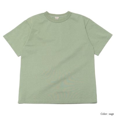 画像2: FilMelange（フィルメランジェ）ALDERSON（アルダーソン）"エアスピン天竺"/Sage（セージ）・Orange（オレンジ）