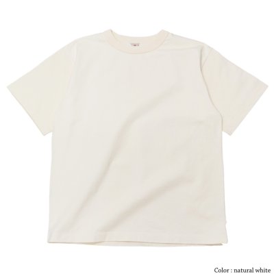 画像2: FilMelange（フィルメランジェ）ALDERSON（アルダーソン）"エアスピン天竺"/Natural White（ナチュラルホワイト）・Charcoal Black（チャコールブラック）