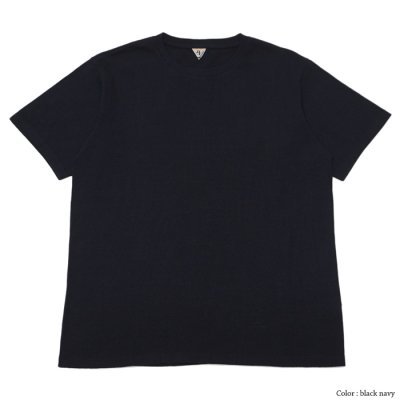 画像4: FilMelange（フィルメランジェ）DOS（ドス）"オーガニックラフィー天竺" / Snow Melange（杢ホワイト）・Black Navy（ブラックネイビー）