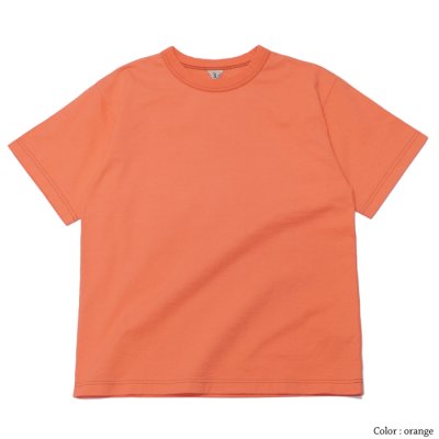 画像1: ＜40%OFF＞FilMelange（フィルメランジェ）ALDERSON（アルダーソン）"エアスピン天竺" / Orange（オレンジ）※サイズ5のみ