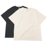 FilMelange（フィルメランジェ）ALDERSON（アルダーソン）"エアスピン天竺"/Natural White（ナチュラルホワイト）・Charcoal Black（チャコールブラック）