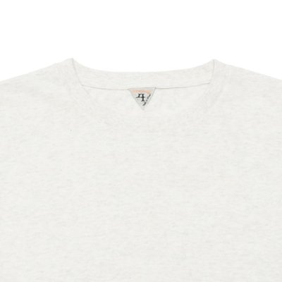 画像6: FilMelange（フィルメランジェ）DOS（ドス）"オーガニックラフィー天竺" / Snow Melange（杢ホワイト）・Black Navy（ブラックネイビー）