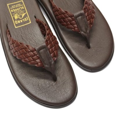 画像6: ISLAND SLIPPER（アイランドスリッパ）PB903W (クラシックウィーブレザートングサンダル) / Brown（ブラウン）