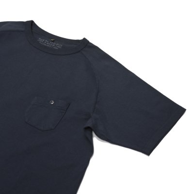 画像4: Nigel Cabourn(ナイジェル・ケーボン)9.5oz BASIC T-SHIRT(9.5ozベーシックTシャツ)/ Dark Navy(ダークネイビー)※サイズ52のみ