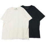 Nigel Cabourn（ナイジェル・ケーボン）9.5oz BASIC T-SHIRT（9.5ozベーシックTシャツ）/Ivory（アイボリー）・Black（ブラック）