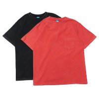 Good On（グッドオン）Short Sleeve Crew Neck Pocket Tee（ショートスリーブクルーネックポケット付きTシャツ）"Vintage Dye"/Red（レッド）・Black（ブラック）