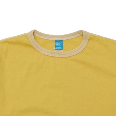 画像6: Good On（グッドオン）80's Ringer Tee（80'sリンガーTシャツ）"Reactive Dye" / Old Gold（オールドゴールド）・Flamingo（フラミンゴ）