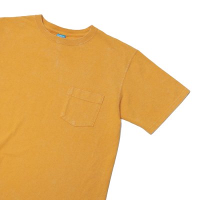 画像7: Good On（グッドオン）Short Sleeve Crew Neck Pocket Tee（ショートスリーブクルーネックポケット付きTシャツ）"Vintage Dye" / Mustard（マスタード）・Dk.Green（ダークグリーン）