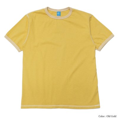 画像2: Good On（グッドオン）80's Ringer Tee（80'sリンガーTシャツ）"Reactive Dye"/Old Gold（オールドゴールド）・Flamingo（フラミンゴ）