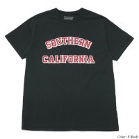 ＜50%OFF＞Sloppy Supply（スラッピーサプライ）Short Sleeve Print Tee（ショートスリーブプリントTシャツ）"SO.CAL"/ Fade Black（フェードブラック）※Mサイズのみ