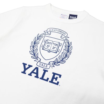 画像7: Champion（チャンピオン）T1011 US Print T-Shirt（ティーテンイレブンUSプリントTシャツ）"YALE・Made in USA" / White（ホワイト）・Navy（ネイビー）